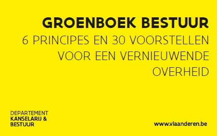 Groenboek Bestuur (principes en voorstellen voor een vernieuwende overheid)