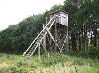 De vrijstelling van een stedenbouwkundige vergunning voor de jachtkansel