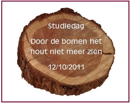 Studiedag: Door de bomen het hout niet meer zien